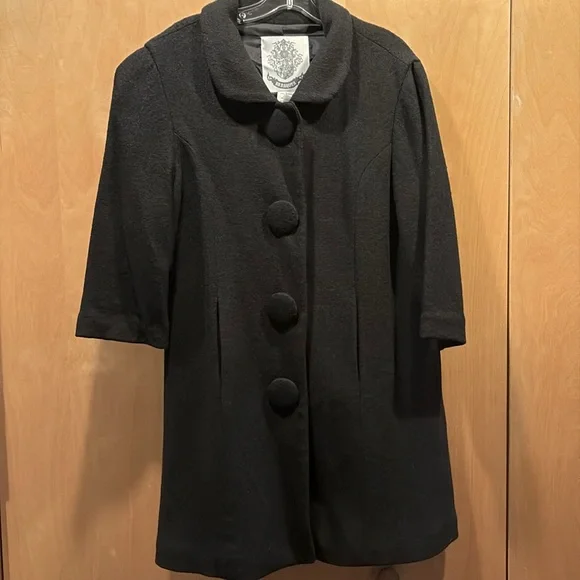 Vintage style black coat - Picture 1 of 11